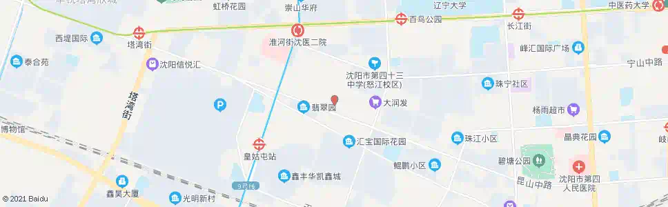 沈阳肇东街昆山路_公交站地图_沈阳公交_妙搜公交查询2025