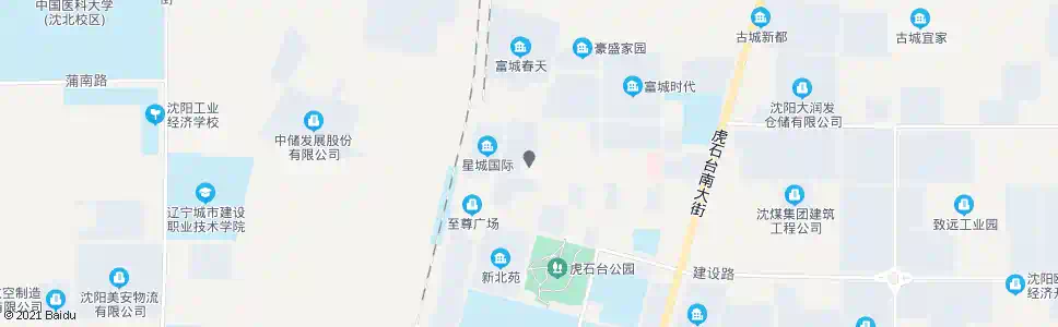 沈阳虎石台第一小学_公交站地图_沈阳公交_妙搜公交查询2025