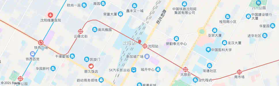 沈阳胜利_公交站地图_沈阳公交_妙搜公交查询2025