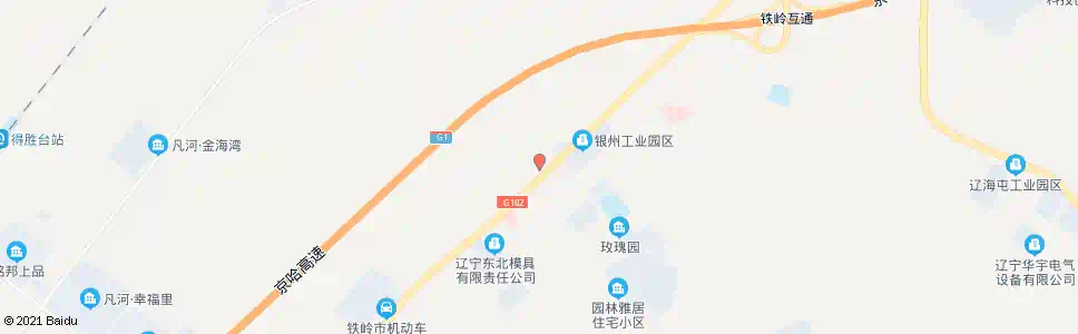 铁岭北方汽贸公司_公交站地图_铁岭公交_妙搜公交查询2025