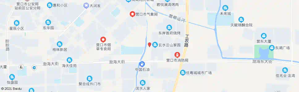 营口东升路南段_公交站地图_营口公交_妙搜公交查询2025