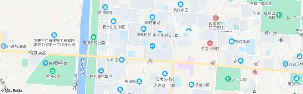 包头乌兰道路口_公交站地图_包头公交_妙搜公交查询2025