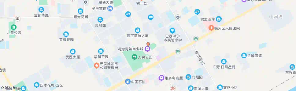 巴彦淖尔河港青年商业城_公交站地图_巴彦淖尔公交_妙搜公交查询2025