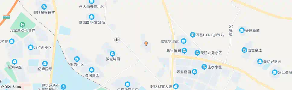 鄂尔多斯安泰园_公交站地图_鄂尔多斯公交_妙搜公交查询2025