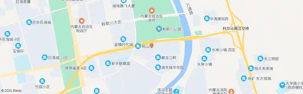 呼和浩特香格里_公交站地图_呼和浩特公交_妙搜公交查询2025