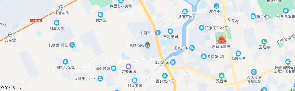 呼和浩特奈林尚苑_公交站地图_呼和浩特公交_妙搜公交查询2025