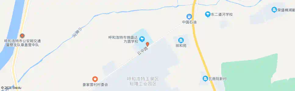 呼和浩特锦盛达学校_公交站地图_呼和浩特公交_妙搜公交查询2025
