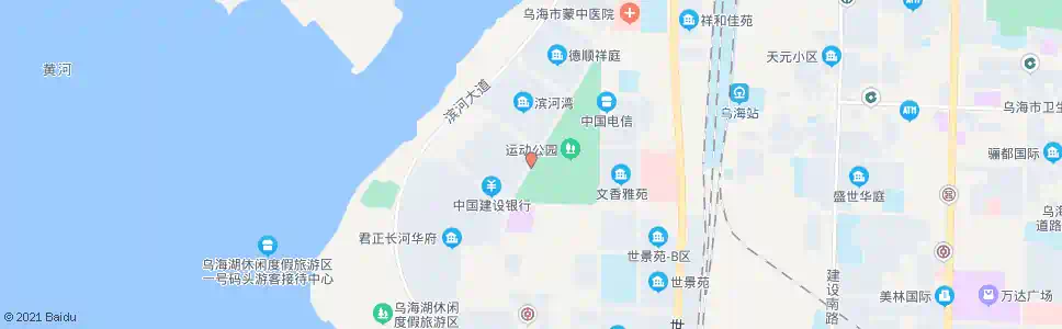 乌海滨河领域_公交站地图_乌海公交_妙搜公交查询2025