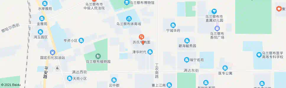 乌兰察布阳光颐园_公交站地图_乌兰察布公交_妙搜公交查询2025