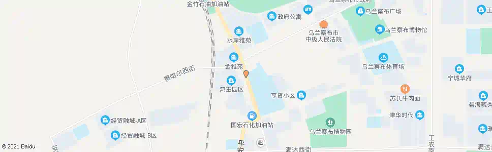 乌兰察布一中西门_公交站地图_乌兰察布公交_妙搜公交查询2025