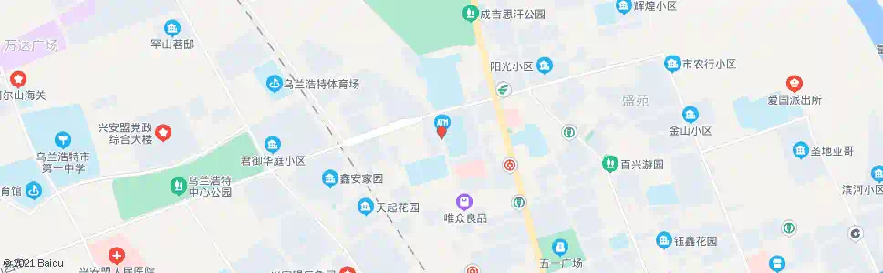 兴安盟八中_公交站地图_兴安盟公交_妙搜公交查询2025