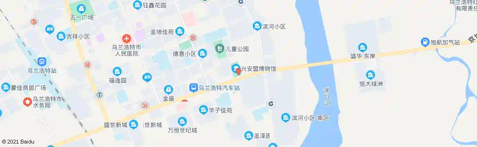 兴安盟民族解放纪念馆_公交站地图_兴安盟公交_妙搜公交查询2025