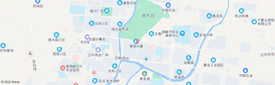 吴忠天一街口_公交站地图_吴忠公交_妙搜公交查询2025