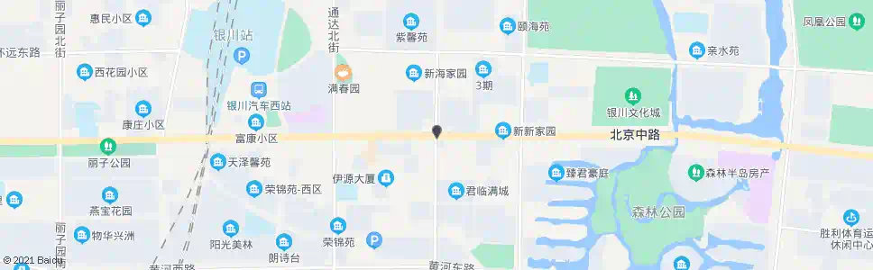银川B1福州街站_公交站地图_银川公交_妙搜公交查询2025