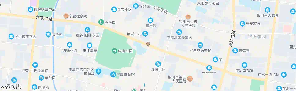 银川进宁北街_公交站地图_银川公交_妙搜公交查询2025