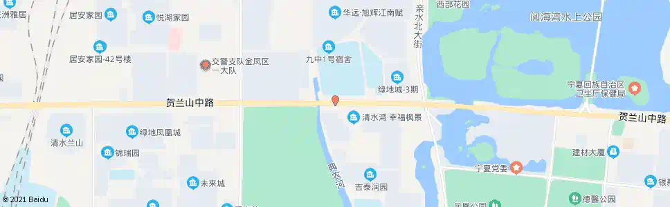 银川九中_公交站地图_银川公交_妙搜公交查询2025