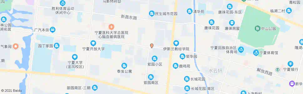银川B1金凤区政府站_公交站地图_银川公交_妙搜公交查询2025