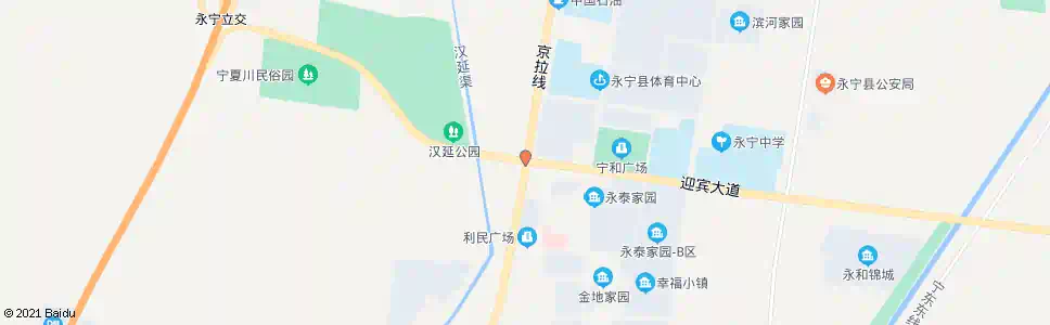 银川宁朔街迎宾大道_公交站地图_银川公交_妙搜公交查询2025