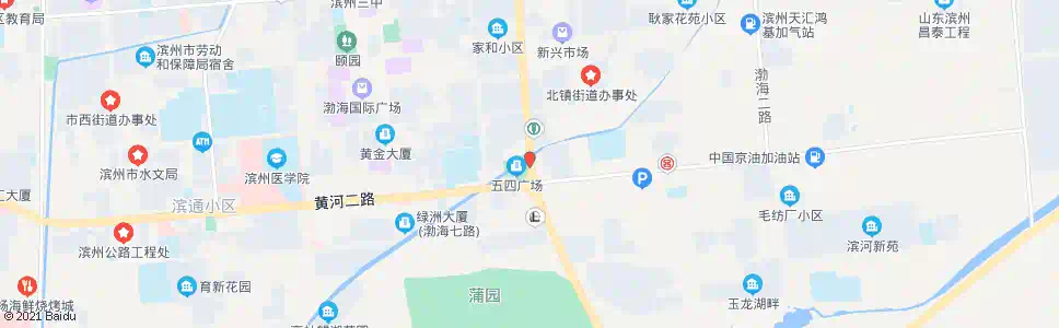 滨州五四广场_公交站地图_滨州公交_妙搜公交查询2025