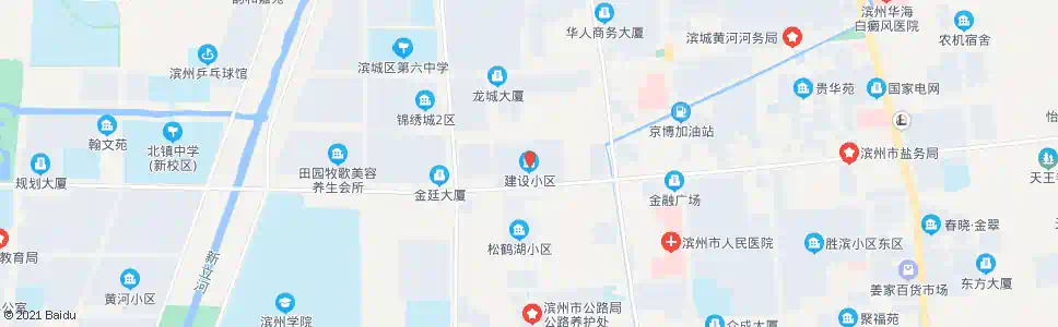 滨州建设小区_公交站地图_滨州公交_妙搜公交查询2025