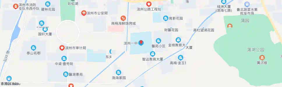 滨州一中_公交站地图_滨州公交_妙搜公交查询2025