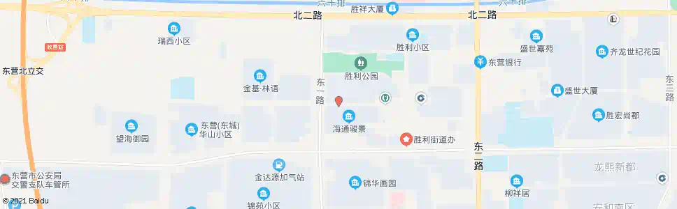 东营海通骏景北门_公交站地图_东营公交_妙搜公交查询2025