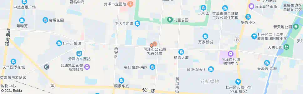 菏泽牡丹区公安局_公交站地图_菏泽公交_妙搜公交查询2025