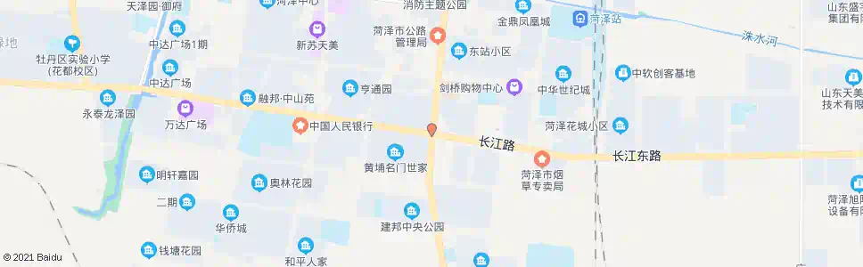 菏泽长江路口_公交站地图_菏泽公交_妙搜公交查询2025