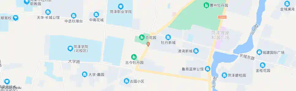 菏泽百花园_公交站地图_菏泽公交_妙搜公交查询2025