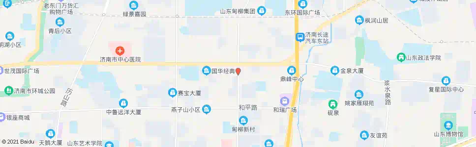 济南燕子山路北口_公交站地图_济南公交_妙搜公交查询2025