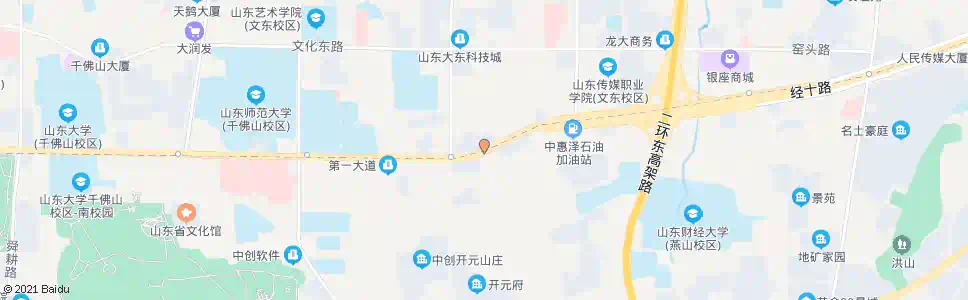 济南山大路经十路_公交站地图_济南公交_妙搜公交查询2025
