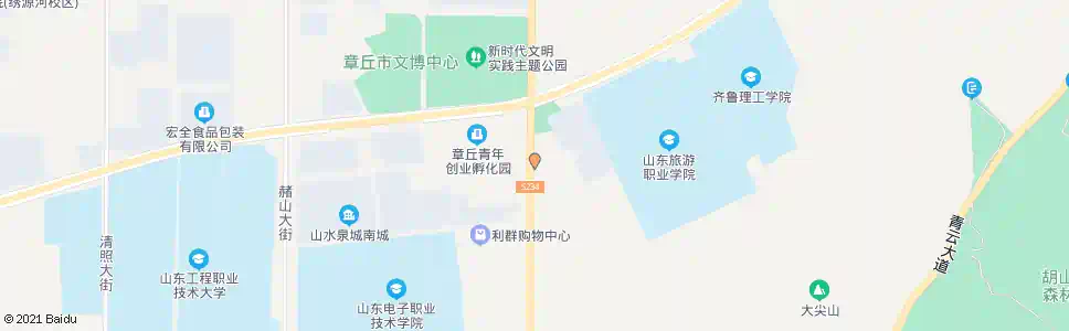 济南白泉村委_公交站地图_济南公交_妙搜公交查询2025