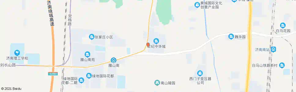 济南腊山北路刘长山路_公交站地图_济南公交_妙搜公交查询2025