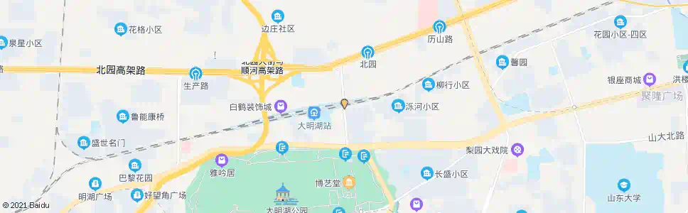 济南历黄路北口_公交站地图_济南公交_妙搜公交查询2025