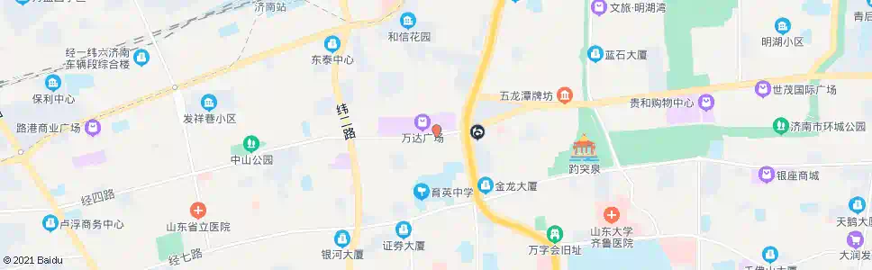 济南人民商场_公交站地图_济南公交_妙搜公交查询2025