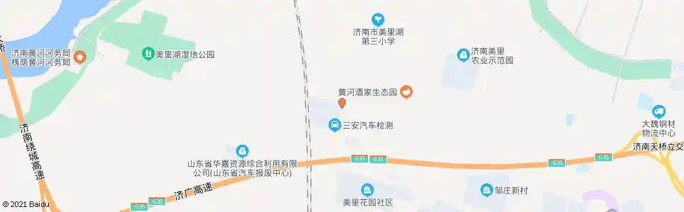 济南郑庄村南_公交站地图_济南公交_妙搜公交查询2025