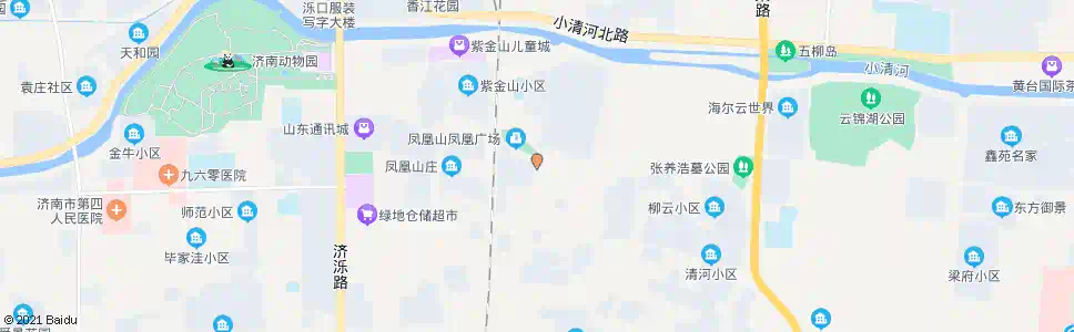 济南凤凰山路水屯北路_公交站地图_济南公交_妙搜公交查询2025