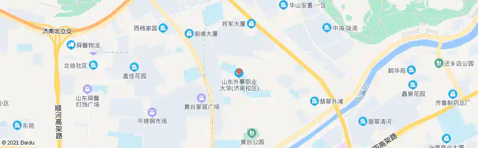 济南山东外事翻译学院_公交站地图_济南公交_妙搜公交查询2025