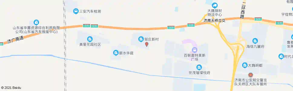 济南邹庄新村_公交站地图_济南公交_妙搜公交查询2025