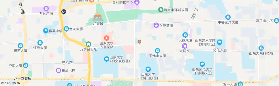 济南朝山街南口_公交站地图_济南公交_妙搜公交查询2025