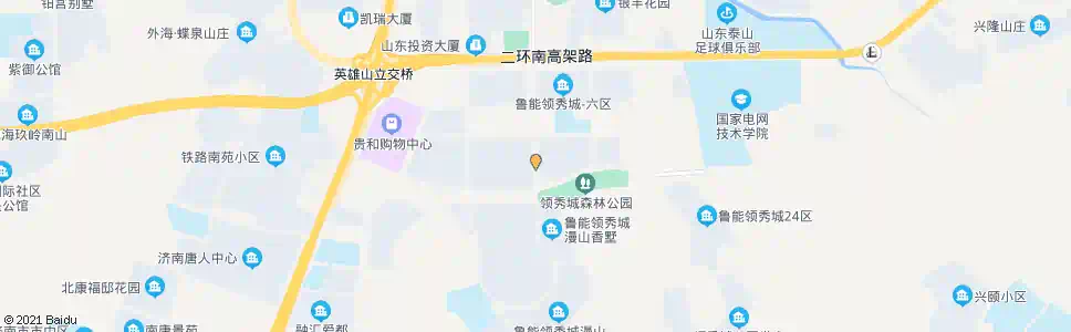 济南领秀城d街区_公交站地图_济南公交_妙搜公交查询2025