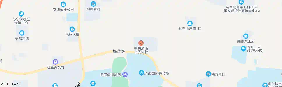 济南党校_公交站地图_济南公交_妙搜公交查询2025