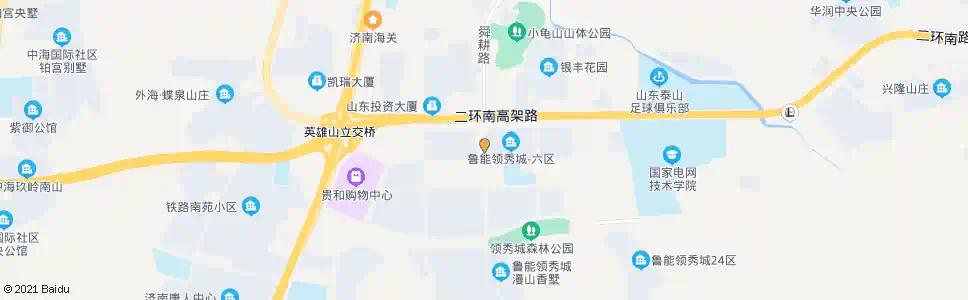 济南领秀城北门_公交站地图_济南公交_妙搜公交查询2025