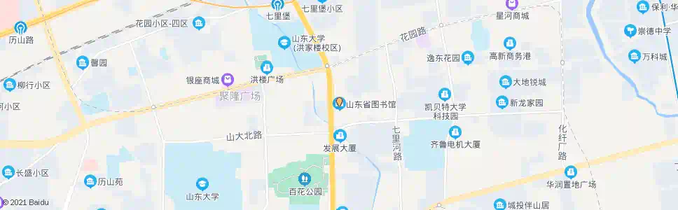 济南省图书馆_公交站地图_济南公交_妙搜公交查询2025