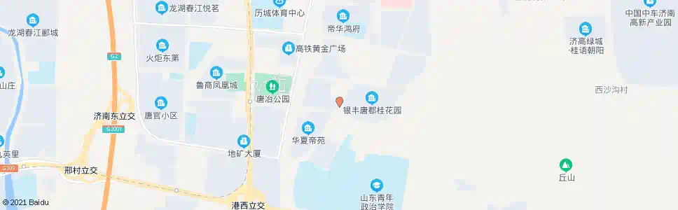 济南唐冶新区管委会_公交站地图_济南公交_妙搜公交查询2025