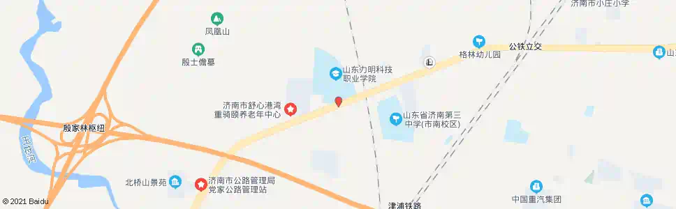 济南山东力明学院_公交站地图_济南公交_妙搜公交查询2025