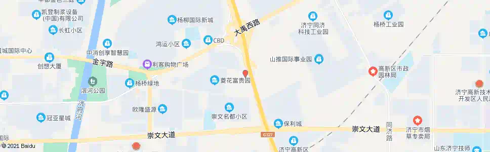 济宁安海物流_公交站地图_济宁公交_妙搜公交查询2025