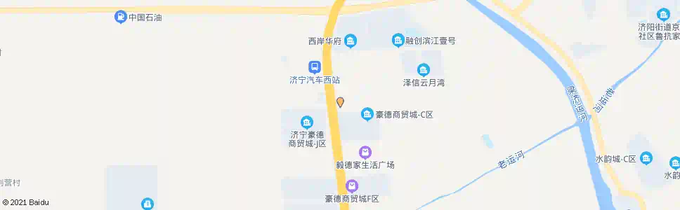 济宁豪德B南区东门_公交站地图_济宁公交_妙搜公交查询2025