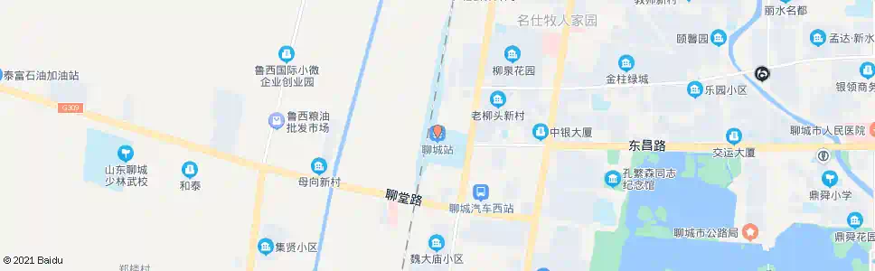 聊城南门口_公交站地图_聊城公交_妙搜公交查询2025