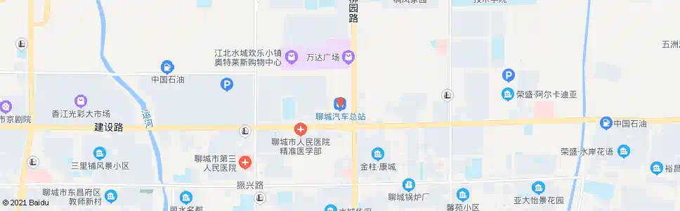 聊城汽车南站_公交站地图_聊城公交_妙搜公交查询2025